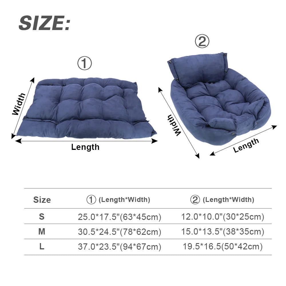 Multifunction 3 IN 1 Dog & Cat Bed Mat